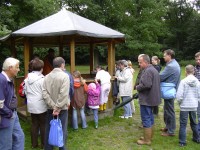 Treffpunkt am Sportplatz